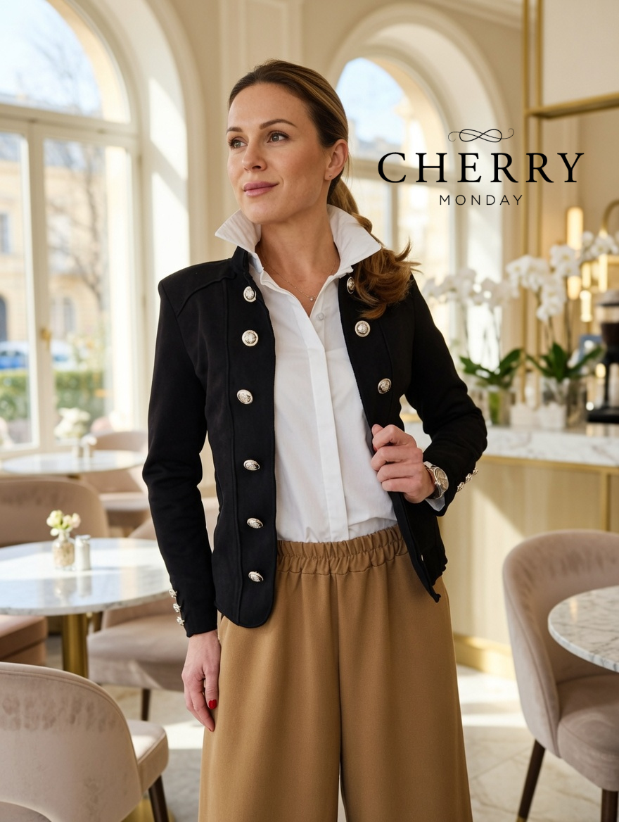 blazer s srebrnimi gumbi (17) Blazer s srebrnimi gumbi