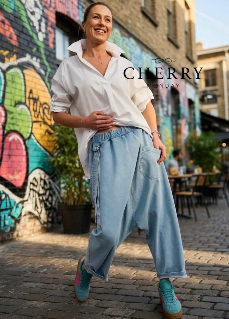 jeans baggy hlace z zepi (12) Jeans baggy hlače z žepi