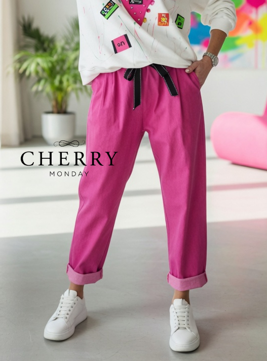 udobne hlace s pasom (1) Udobne PLUS SIZE hlače s pasom