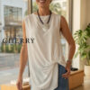 Bluza z dekorativnimi gumbi