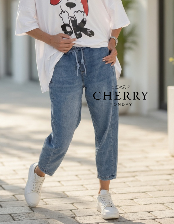 Elasticne jeans hlace (2) Lahkotne elastične jeans hlače