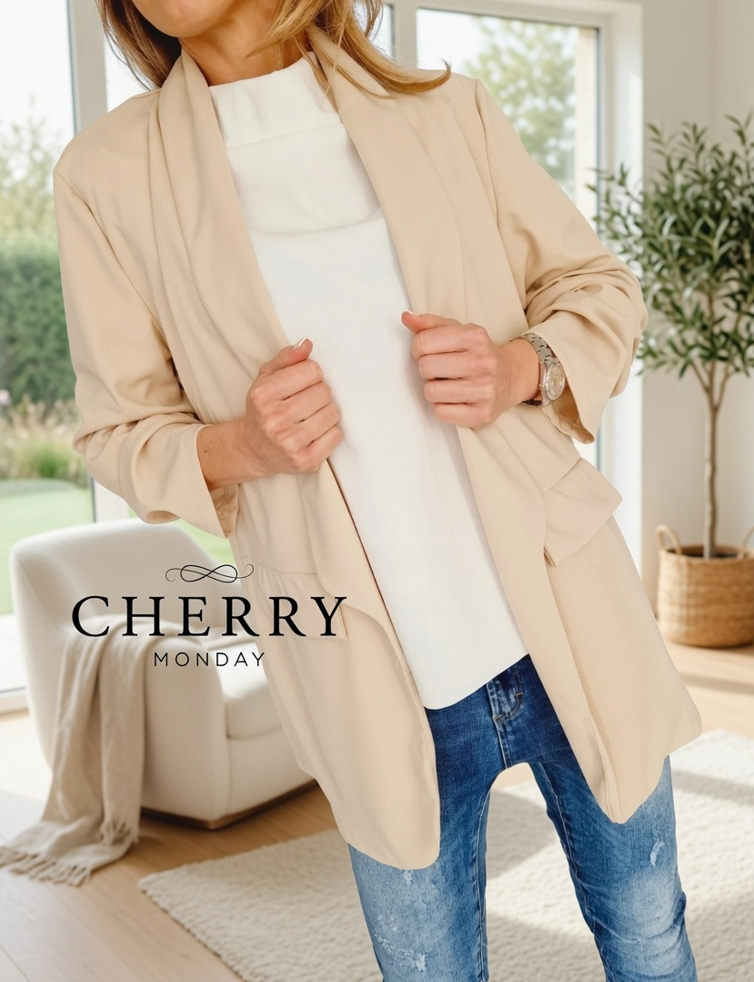 blazer lahkotni (1) Tanjši blazer - plus size