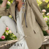 Modni blazer s kapuco