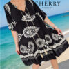 cherry monday9 (29) Boho obleka z etno vzorcem