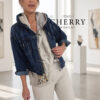 Jeans jakna s kapuco (6) Jeans jakna s kapuco