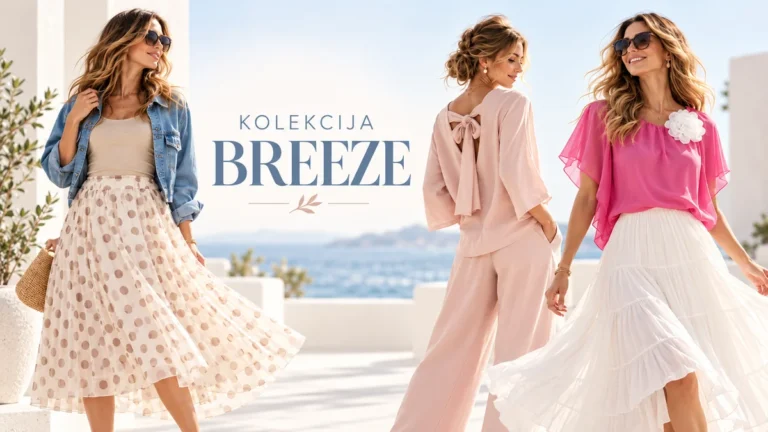 Kolekcija Breeze – Cherry Monday: pastelni kosi, plisirana krila in šifonske bluze