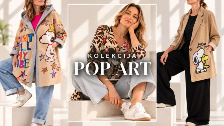 Kolekcija Pop Art – Cherry Monday: plašči in bluze z umetniškimi potiski