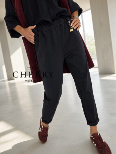 elegantne elsticne hlace (3) Elegantne PLUS SIZE elastične hlače
