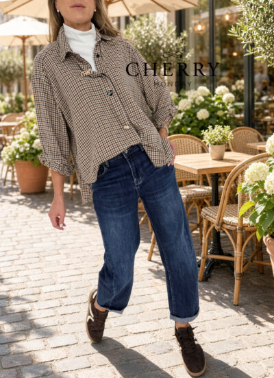 jeans hlace ravnega (1) Vrhunske mehke jeans hlače
