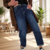 jeans hlace ravnega (6) Vrhunske mehke jeans hlače