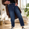 jeans hlace ravnega (9) Vrhunske mehke jeans hlače