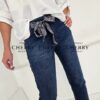 Jeans hlače z rutko