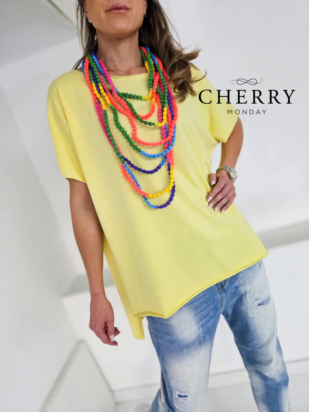 Daljša enobarvna majica