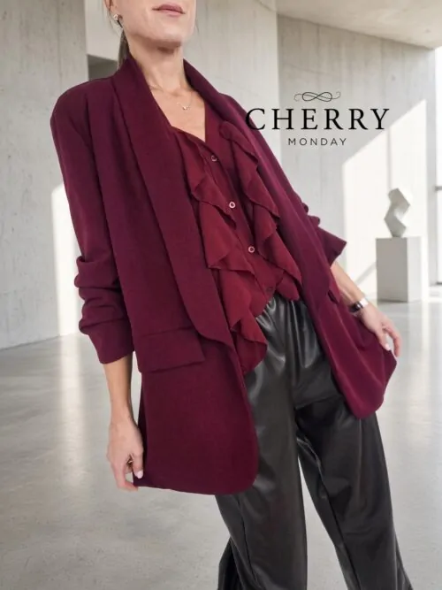 Tanjši blazer - plus size